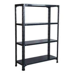 SPACIOUS® Multipurpose Kitchen Organizer Racks | Adjustable Shelves for Kitchen Organization, Storage & Display in Homes, Shops & Industries (Dimension 12"X24"X36")(304.8mm X 609.6mm X 914.4mm)(Grey)(4shelves).