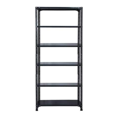 SPACIOUS® Multipurpose Cast Iron Bookshelves | Adjustable Shelves for Book Storage & Display in Homes, Libraries & Offices  (Dimension 12"X24"X72")(304.8mm X 609.6mm X 1828.8mm)(Grey)(6shelves).