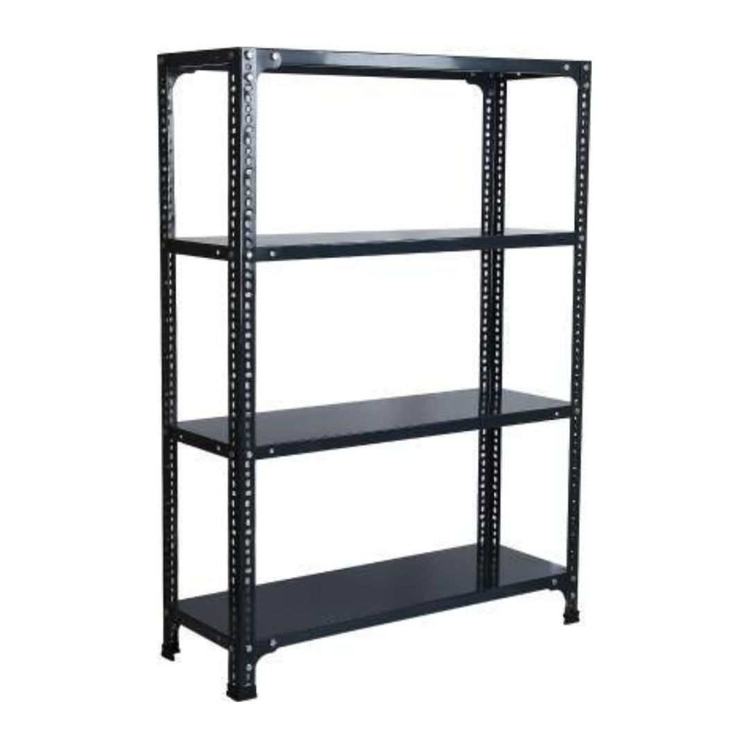 SPACIOUS® Multipurpose Cast Iron Bookshelves | Adjustable Shelves for Book Storage & Display in Homes, Libraries & Offices  (Dimension 12"X24"X36")(304.8mm X 609.6mm X 914.4mm)(Grey)(4shelves).