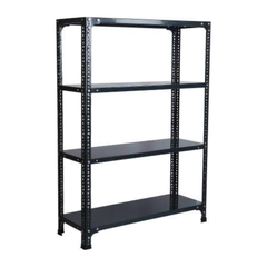 SPACIOUS® Multipurpose Cast Iron Bookshelves | Adjustable Shelves for Book Storage & Display in Homes, Libraries & Offices  (Dimension 12"X24"X36")(304.8mm X 609.6mm X 914.4mm)(Grey)(4shelves).
