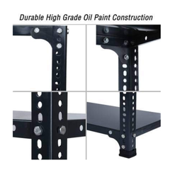 SPACIOUS® Multipurpose Cast Iron Bookshelves | Adjustable Shelves for Book Storage & Display in Homes, Libraries & Offices  (Dimension 12"X24"X72")(304.8mm X 609.6mm X 1828.8mm)(Grey)(6shelves).