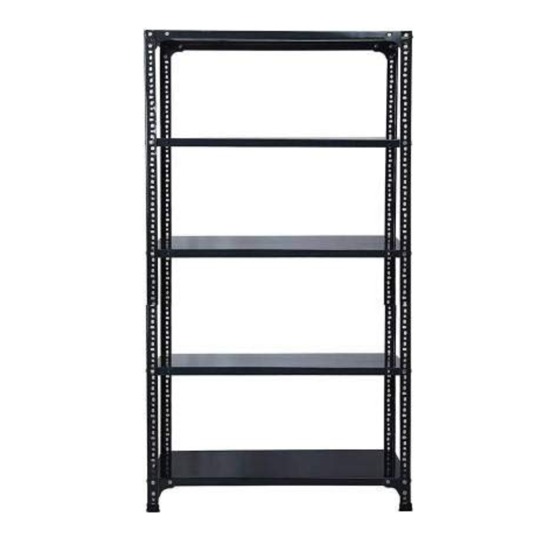 SPACIOUS® Multipurpose Cast Iron Luggage Racks | Adjustable Shelf Unit for Luggage Storage, Display & Organization in Homes, Shops, Garages & Industries (Dimension 12"X24"X72")(304.8mm X 609.6mm X 1828.8mm)(Grey)(5shelves).